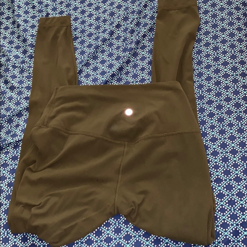 Green lululemon leggings